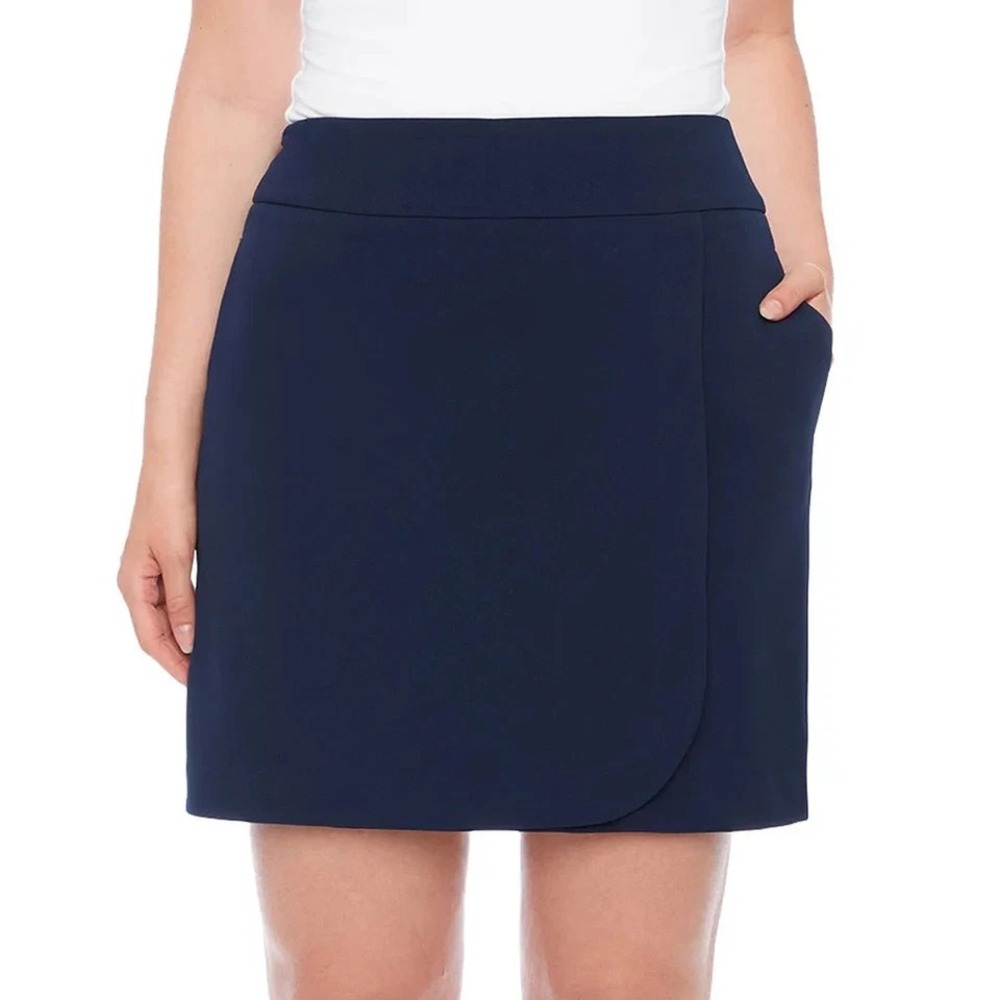 Up! Pull On Skort Women Athletic, Navy, Size XXL, New